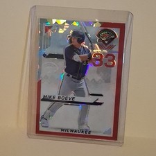 Panini 2025 Prospect Edition Mike Boeve #7 Prizm Milwaukee Brewers MLB Card