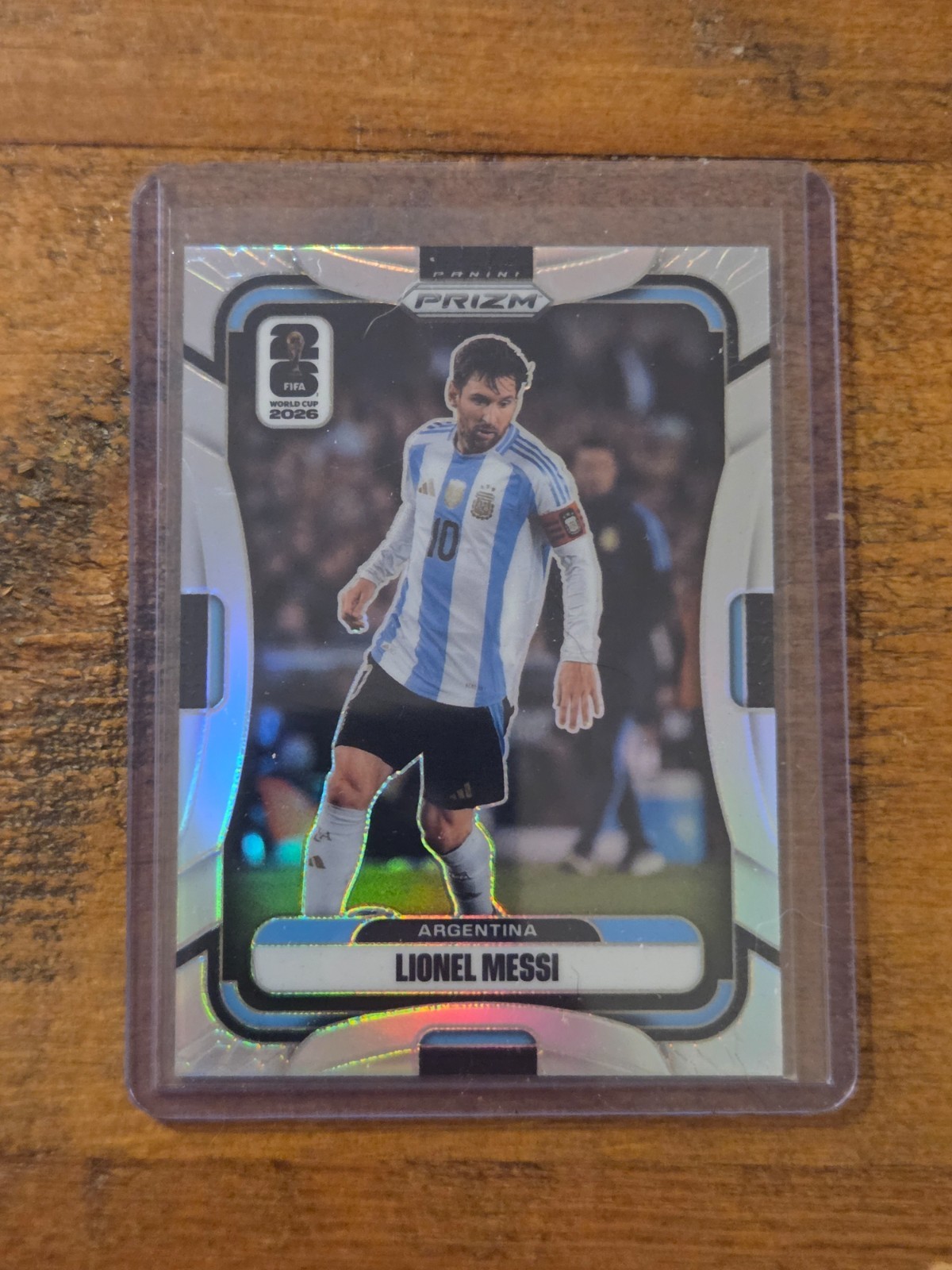 LIONEL MESSI Silver Prizm Refractor -2026 Panini Prizm FIFA World Cup ARGENTINA view 1