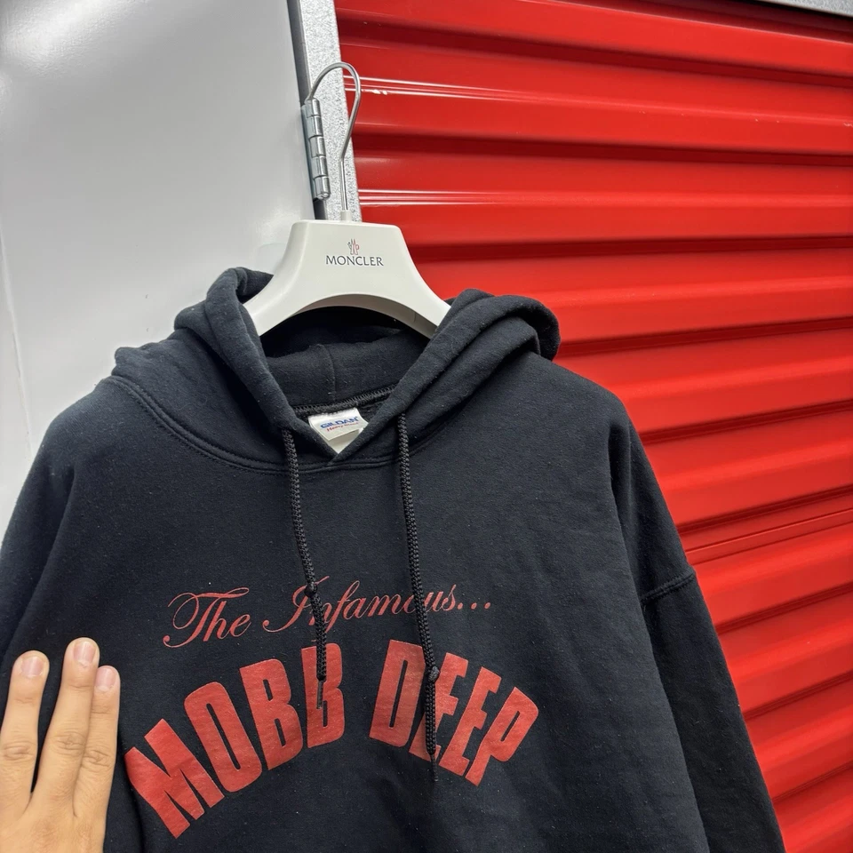 Sudadera con Capucha The Infamous MOBB DEEP Talla XL Hip Hop De Colección Años 90 Y2K Prodigy Foto 3 de 3