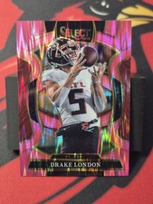 2025 Panini Select - Concourse Drake London #47 Pink Shock Prizm