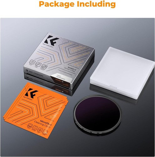 K&F Concept ND100000 Solid Neutral Density Filter Fr Eclipse Solar 55/62/72/82mm - Picture 37 of 57