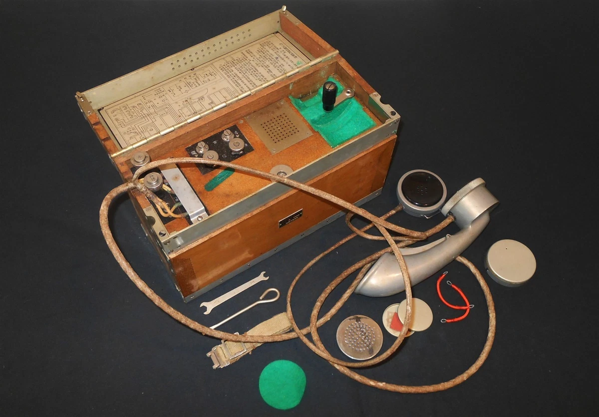 Field Telephone Indiana OTHER Original Ww2 Japanese Collectibles
