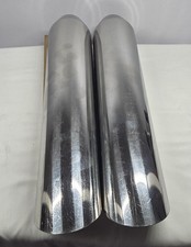 3 Inch Outlet Stainless Steel Exhaust Tips. Set Of Two. Inlet Is 2 14.