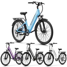 1100W 26" Ebike, Electric Bike for Adults Teen,28 MPH 62 Miles Range, 7-Speed