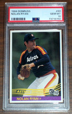 1984 Nolan Ryan #60 Donruss PSA 10 Houston Astros