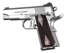 Hogue Exotic Hardwood Checkered Wood Grips For Colt 1911 Models - Rosewood