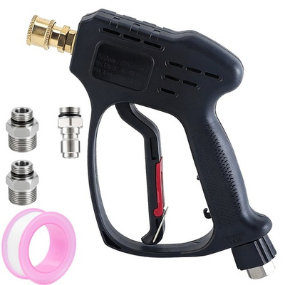 #ad 5000PSI Short High Pressure Washer Gun Car Wash w Swivel Water Handle 3 8quot; Male $27.89