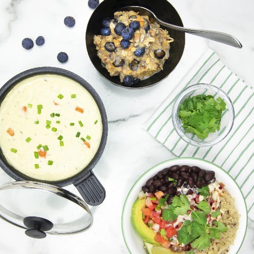 MyMini 5-inch Noodle Cooker, Ramen Cooker, & Electric Hot Pot, Blackberry