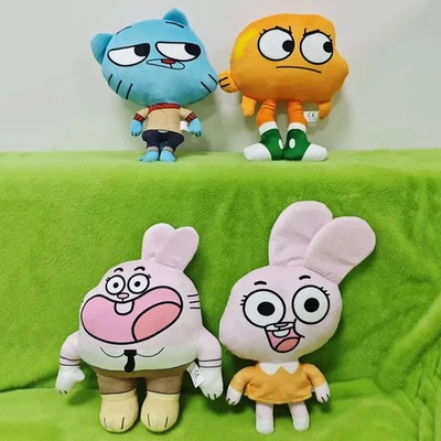 The Amazing World of Gumball Darwin Anais Richard Plush Toy Stuffed Doll Gift