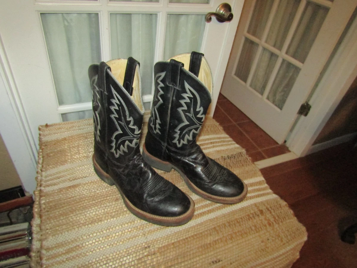 Bottes de travail western adaptées aux écuries - Stars & Stripes 100% cuir