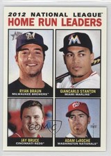 2013 Topps Heritage League Leaders Venezuelan Ryan Braun Giancarlo Stanton z5i