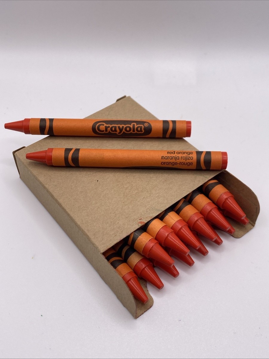 16) Crayola Crayons (red orange) BULK | eBay