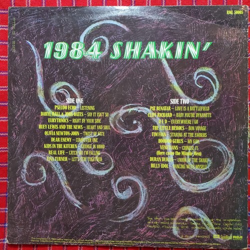 1984 Shakin' - Multi-label Compilation - 18 original hits - inc insert - VG/VG - Picture 2 of 7