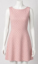 TAHARI ARTHUR S LEVINE Women’s Floral Dress Pink Size 12 Sleeveless Stunning!