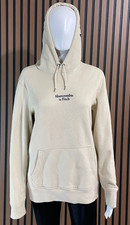 Abercrombie  Fitch Soft A F Women's S Brown Hooded Sweatshirt Cotton Streetwear