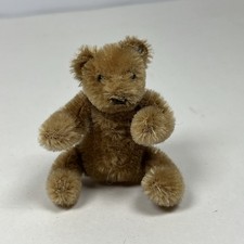 Vintage STEIFF Mohair Mini Bear Stuffed Bendy 0201/11 Button NO Tags