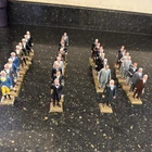 Vintage MARX 1960's Set of United States Presidents 34 Mini Figurines Collectors