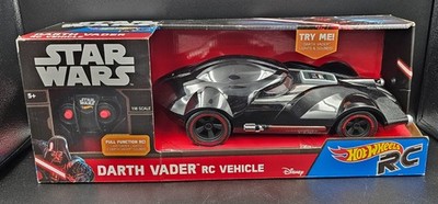 Darth Vader RC Remote Control Vehicle 1:18 Hot Wheels Star Wars 2015 New
