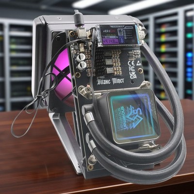 Bitaxe Miner NerdQaxe++ 4.8Th/s Hydro Liquid Cooler Bitcoin Miner 6mo warrantymw