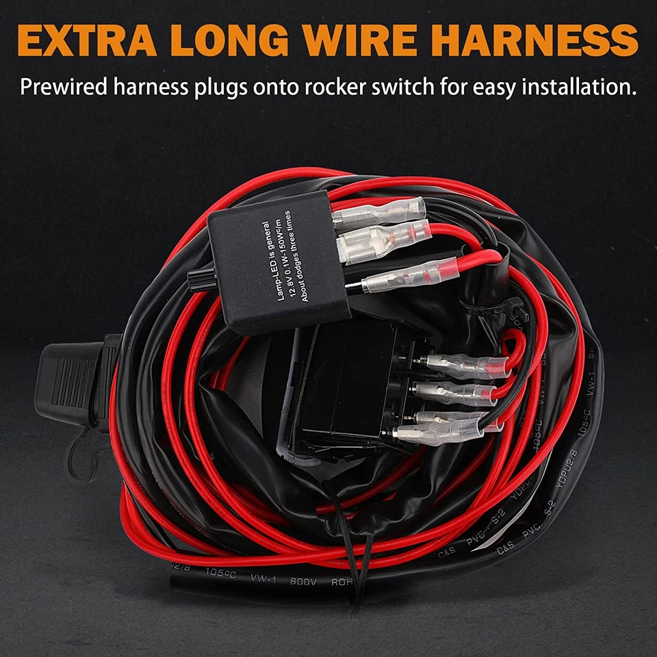 Universal UTV Rocker Switch Turn Signal Kit for UTV Side Row Vehicle Harness - Image 4 of 4