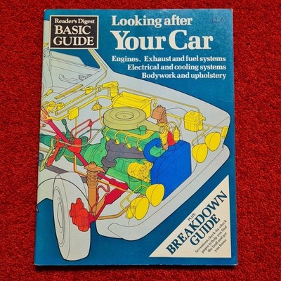 Reader's Digest Basic Guide Looking After Your Car Vintage Retro Car Maintenance