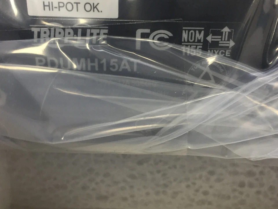 Tripp Lite PDUMH15AT 8-Outlet Power Distribution Unit 5-15R 120V/15A NOB - Image 4 of 4