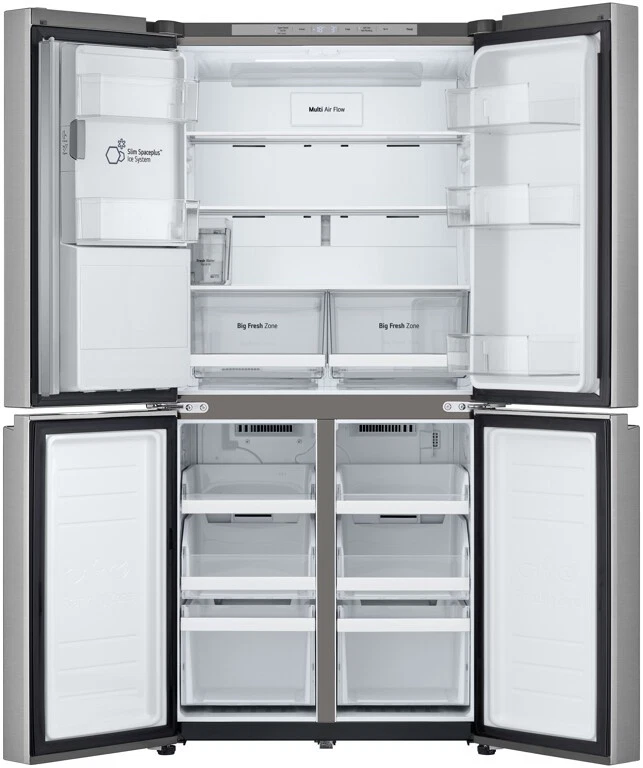 LG GML861PYPE Side-by-Side French Door Slim Fit, Wassertank, 506 l, Silber - Bild 3 von 4