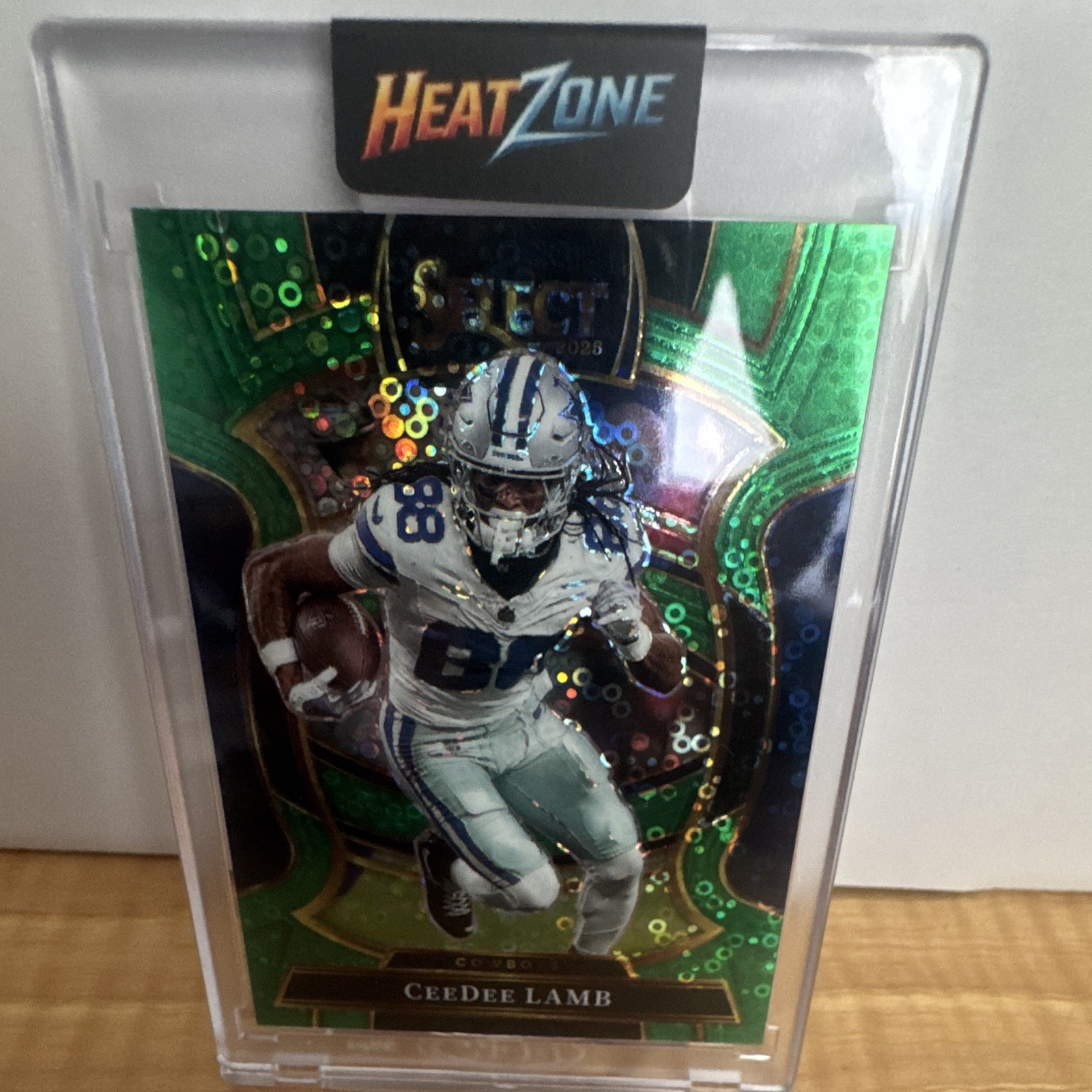 Panini 2025 Select Heat Zone Concourse Green /5 CeeDee Lamb Cowboys #98