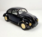 Vintage 1960's Pressed Metal Tonka Black Volkswagen Beetle Bug VW  #52680