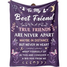 Best Friend Blanket Gifts on Christmas, Friendship Blanket Gifts for Women, Work