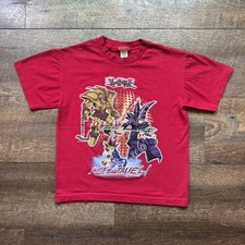 Vintage 1996 Youth M 8 Red Yu-Gi-Oh TV Movie Promo Nostalgia Cartoon T-Shirt