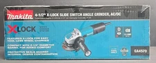 Makita GA4570 7.5 Amp 4-1/2" AC/DC Switch Corded X-LOCK Angle Grinder New