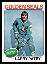 1975-76 Topps Larry Patey #137 - California Golden Seals - EX