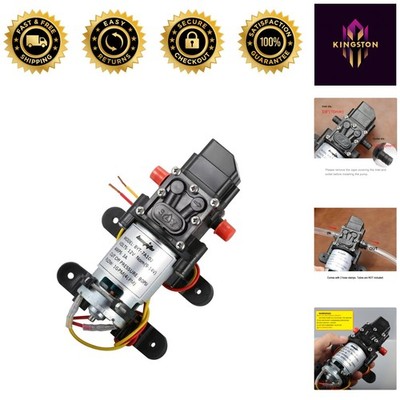 Efficient 12V Diaphragm Sprayer Pump   4L/Min Flow Rate for Marine Applications