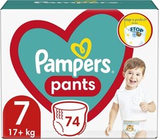 Pampers Pants alte Version Größe 7 74 Stk Windelhöschen Boy Girl Tag Vorratspack