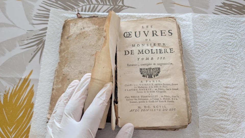 Les œuvres de Monsieur Molière - Photo 1/4