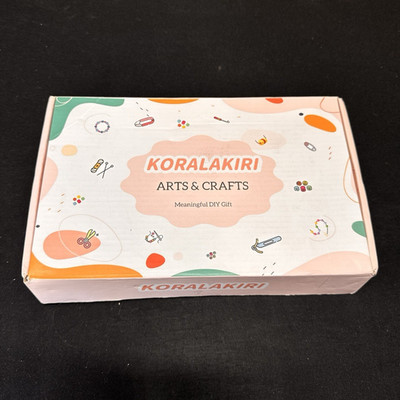 Koralakiri Bead Jewelry Making Kit w/ Assorted Beads, Letter Beads & Findings