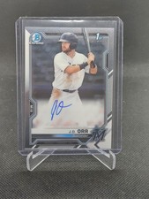 2021 Bowman Chrome J.D. Orr Auto Rookie Prospect Miami Marlins