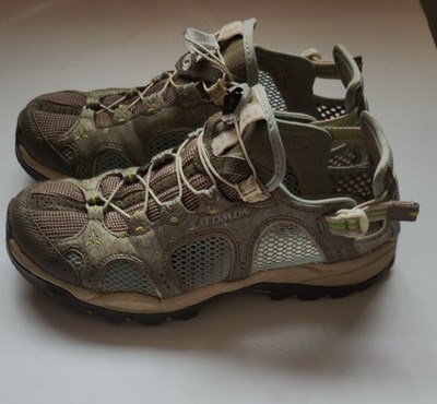 Salomon Techamphibian 2 water shoes  tan/lite bluecolorway. Women's  6.5 EU 38