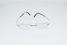 Silhouette Tma Icon Concept Bronze Rectangle 5541 Eyeglasses Frames 57-17-145