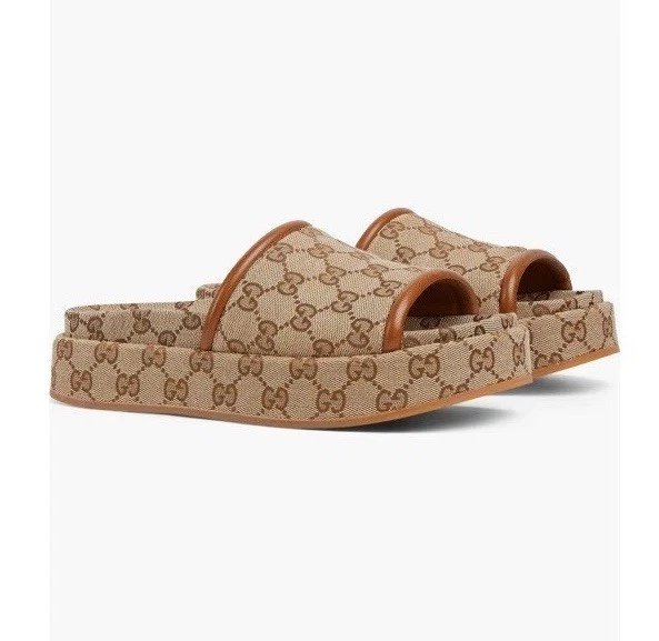 Gucci Slide Low (1-1.9 in) Heel Height Sandals for Women for sale