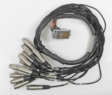 4 Foot Mogami 2934 16-Pair Analog Mic Cable, EDAC 90 Male w/Nut to Female XLR