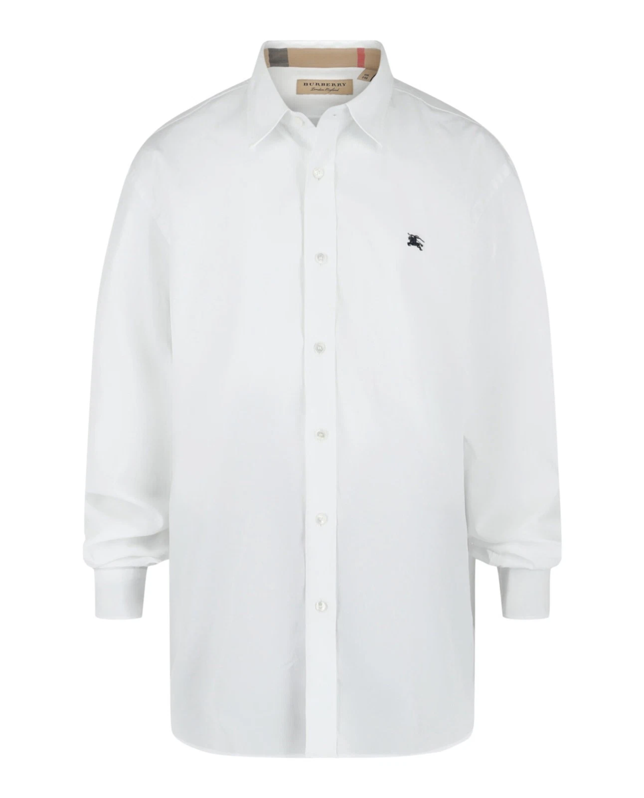Burberry Mens Stretch Cotton Poplin Shirt