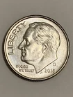 2018-D Roosevelt Dime 10 Cent Coin.