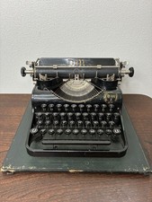 Vintage Mercedes DM5 German Typewriter Black Antique working 1920s-1930s thumbnail