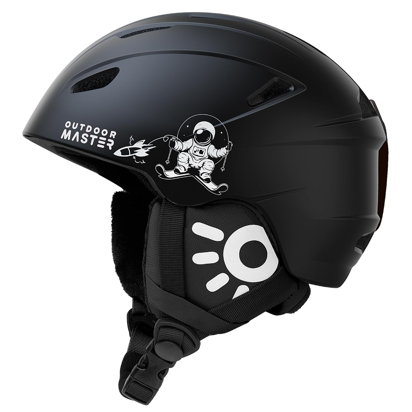 OutdoorMaster Anoa Kids Ski Helmet - Snowboard Helmet for Children - Adjustable