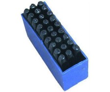 PUNZONI PER LETTERE VIGOR 27 LETTERE       8 MM