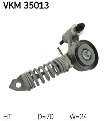 Centre SKF-OE VKM 35013 Belt Tensioner, V-ribbed belt for CHEVROLET,HOLDEN,OPEL,