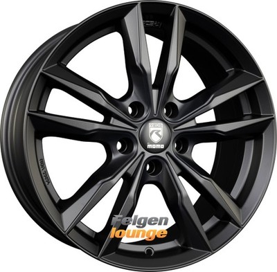 4x MOMO FAST Black Matt 6,5x16 ET40 5x114,3 Alufelgen 16 Zoll