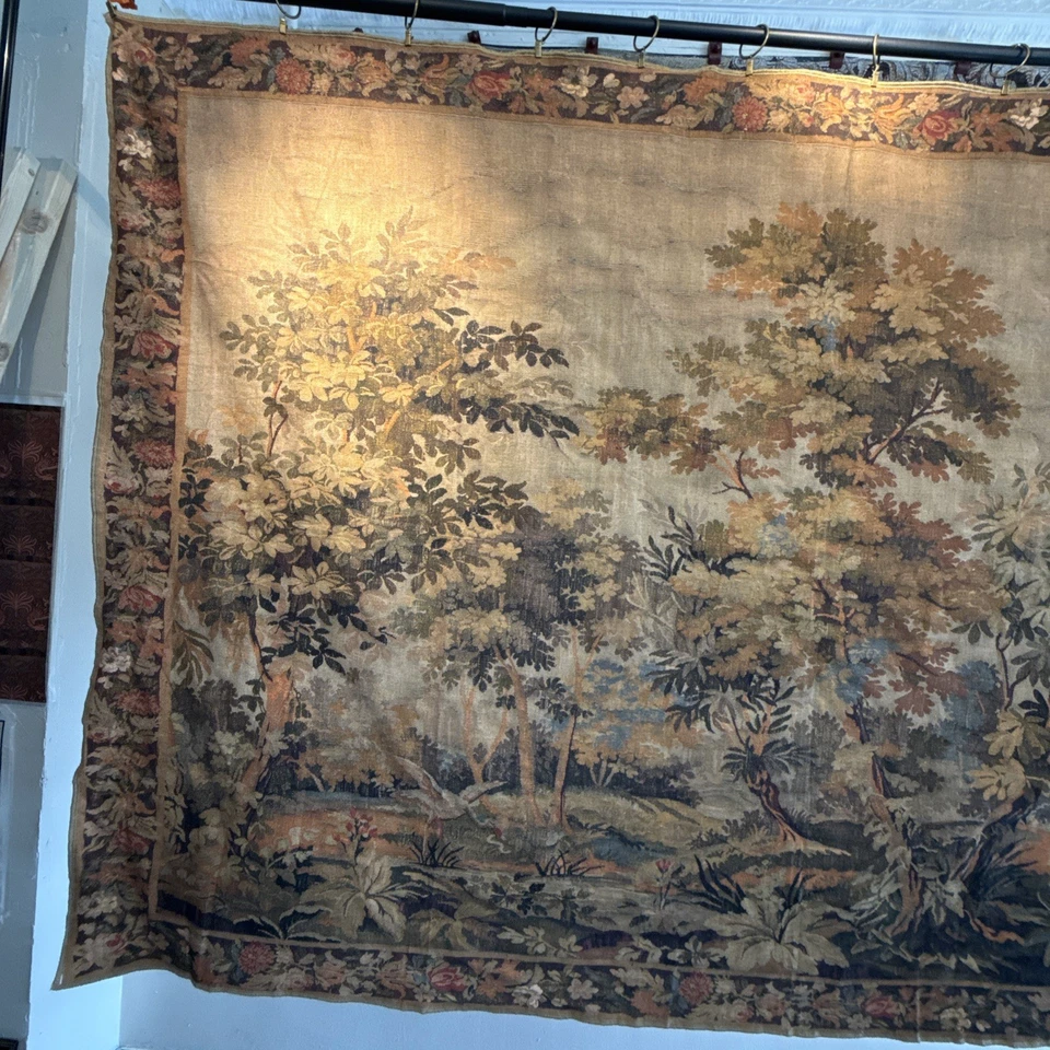 Wonderful Bedroom  Tapestry Antique French Verdure Style 100% Natural New Fiber - Image 2 of 4